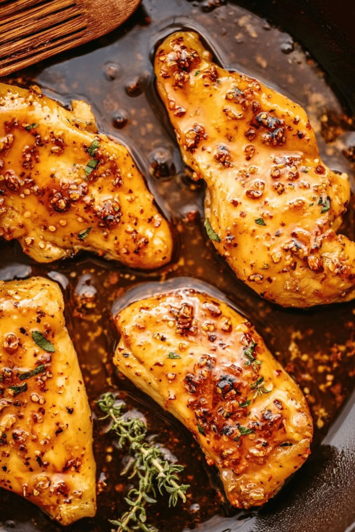 Maple Mustard Glazed Chicken