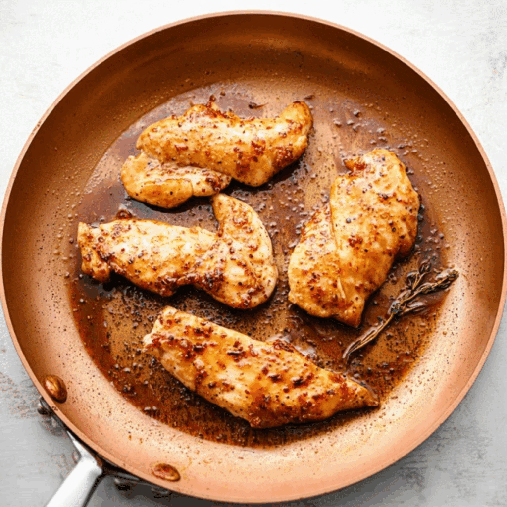 Maple Mustard Glazed Chicken