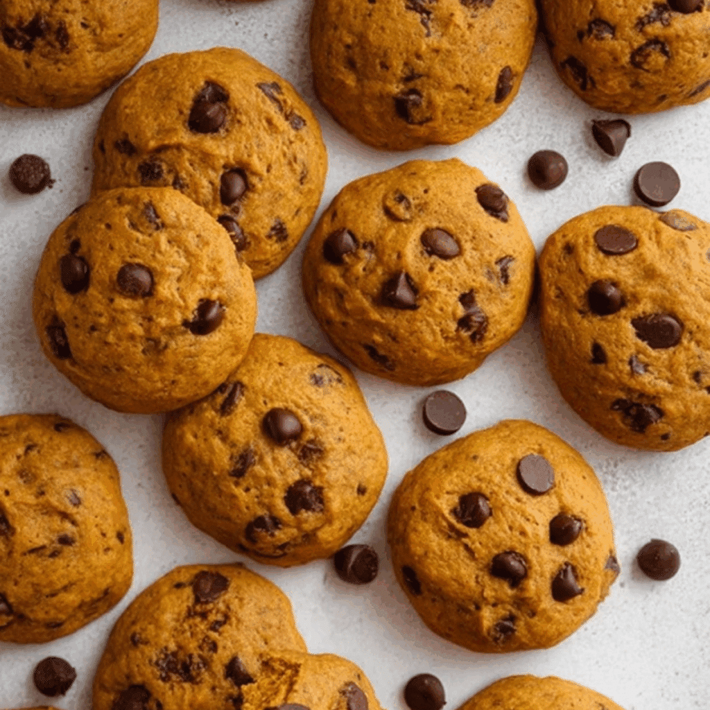 Pumpkin Chocolate Chip Cookies