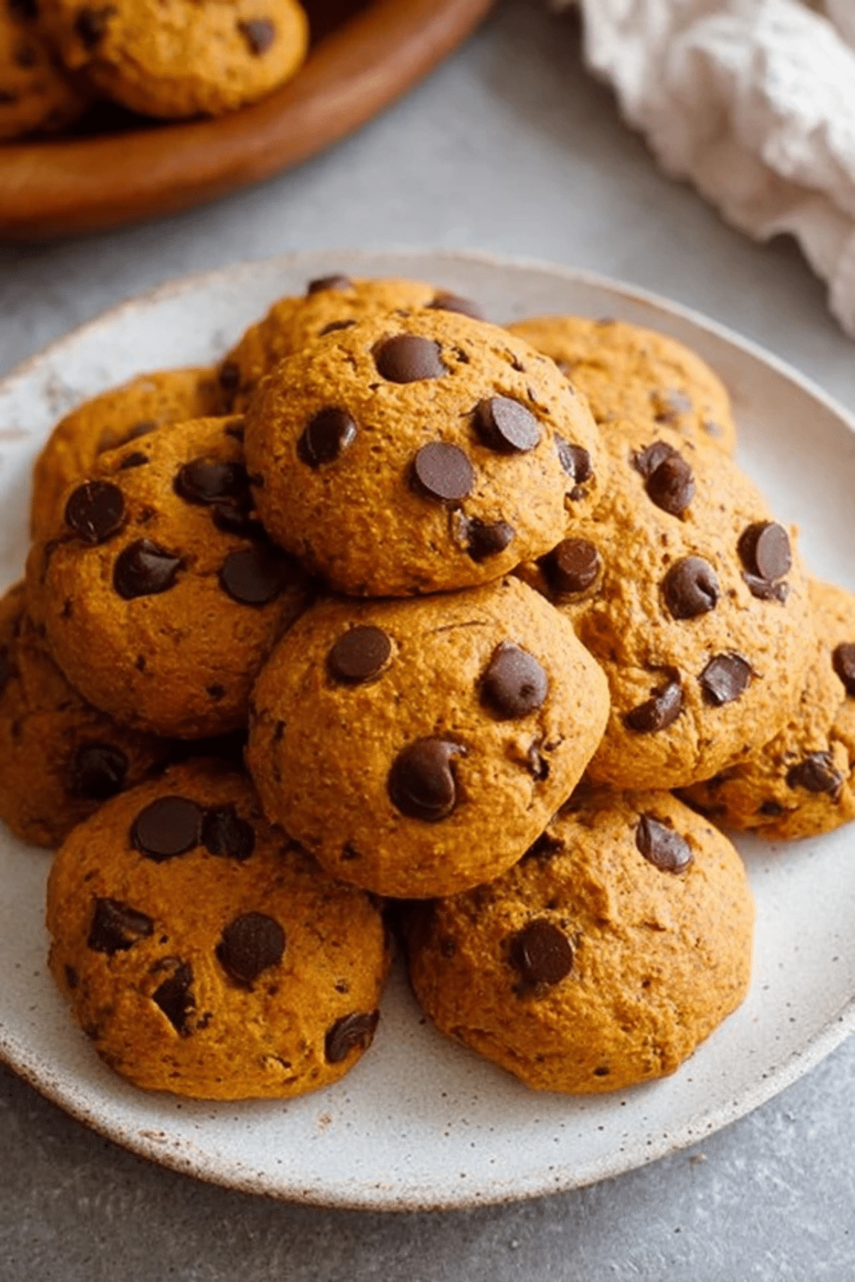 Pumpkin Chocolate Chip Cookies