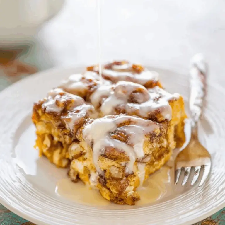 Pumpkin Cinnamon Roll Bake