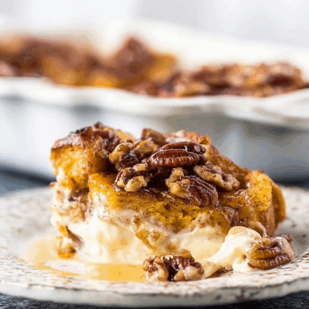 Pumpkin French Toast Bake