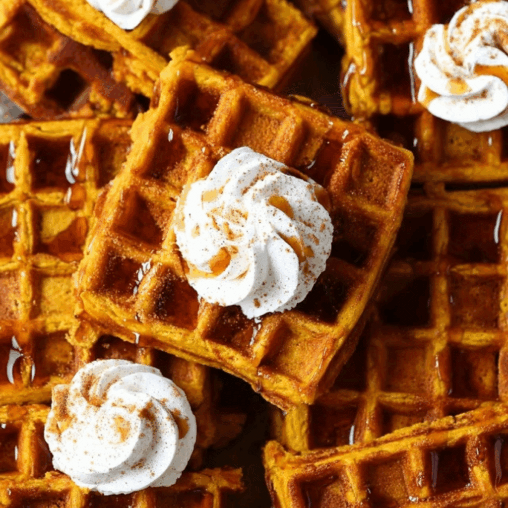 Pumpkin Spice Waffles