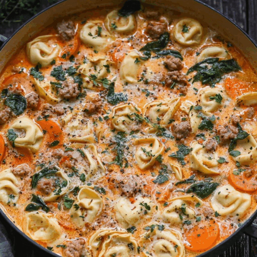 Sausage Tortellini Soup