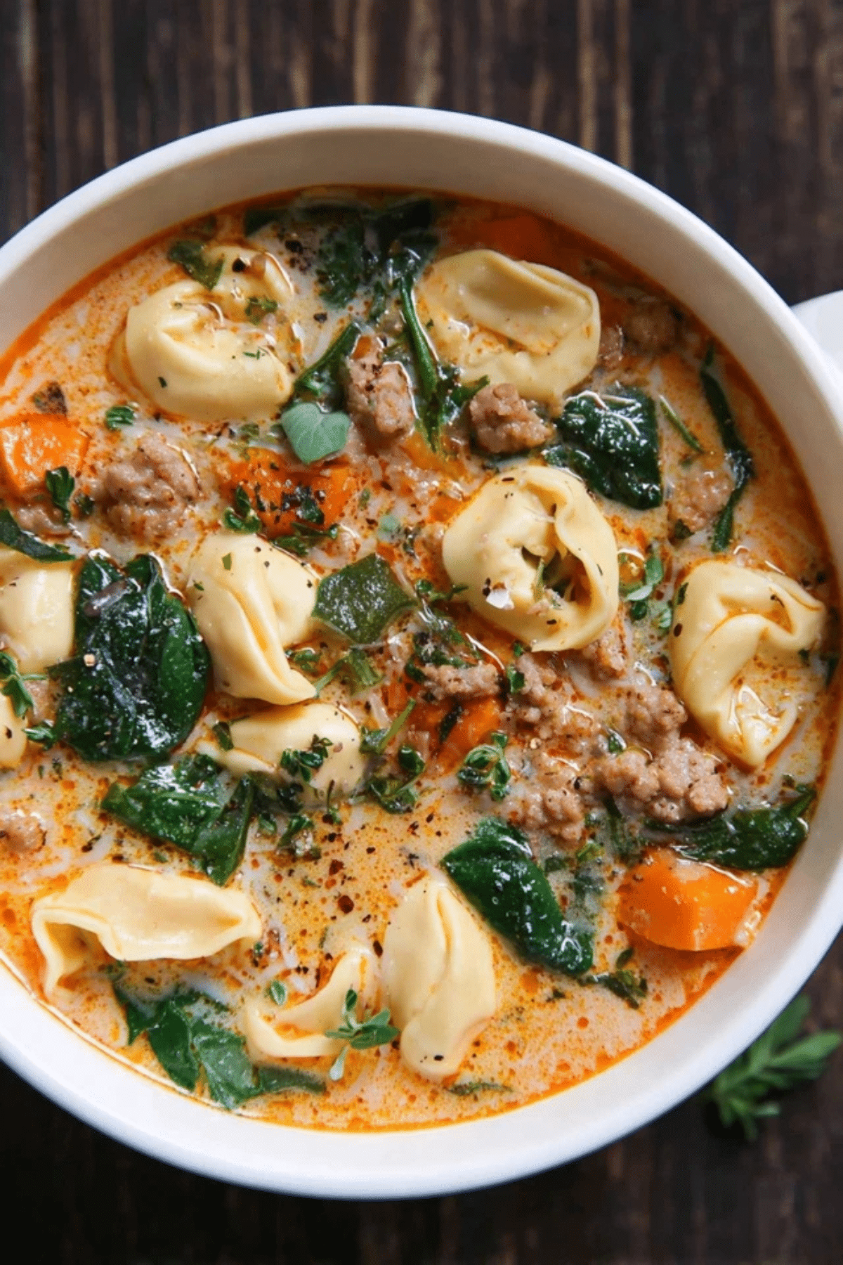 Sausage Tortellini Soup