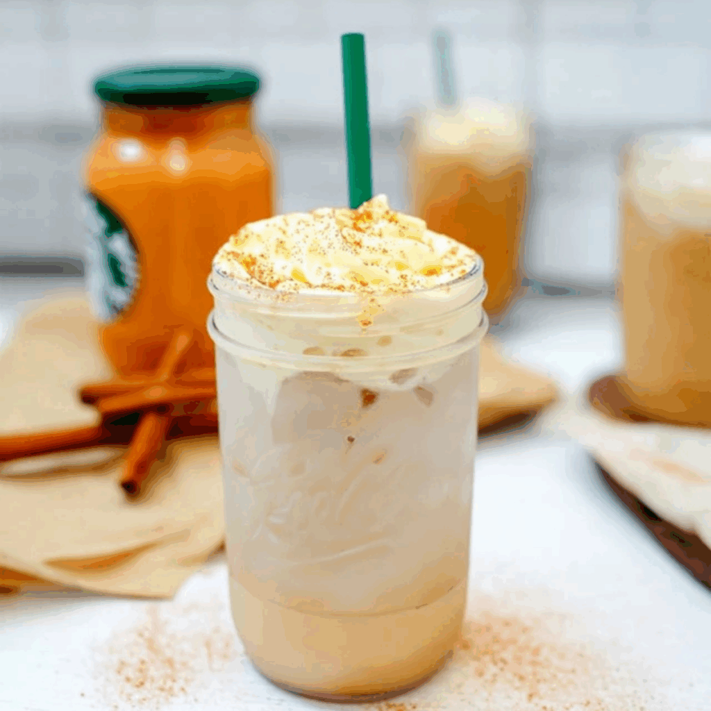 Starbucks Iced Chai with Pumpkin Cream Cold Foam