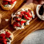 Strawberry Goat Cheese Bruschetta