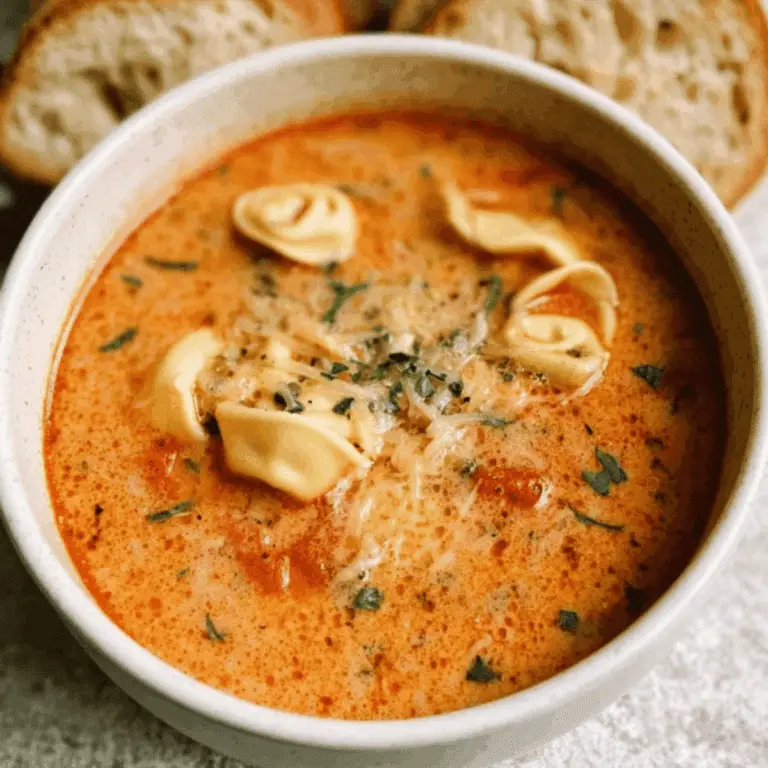 Tomato Tortellini Soup