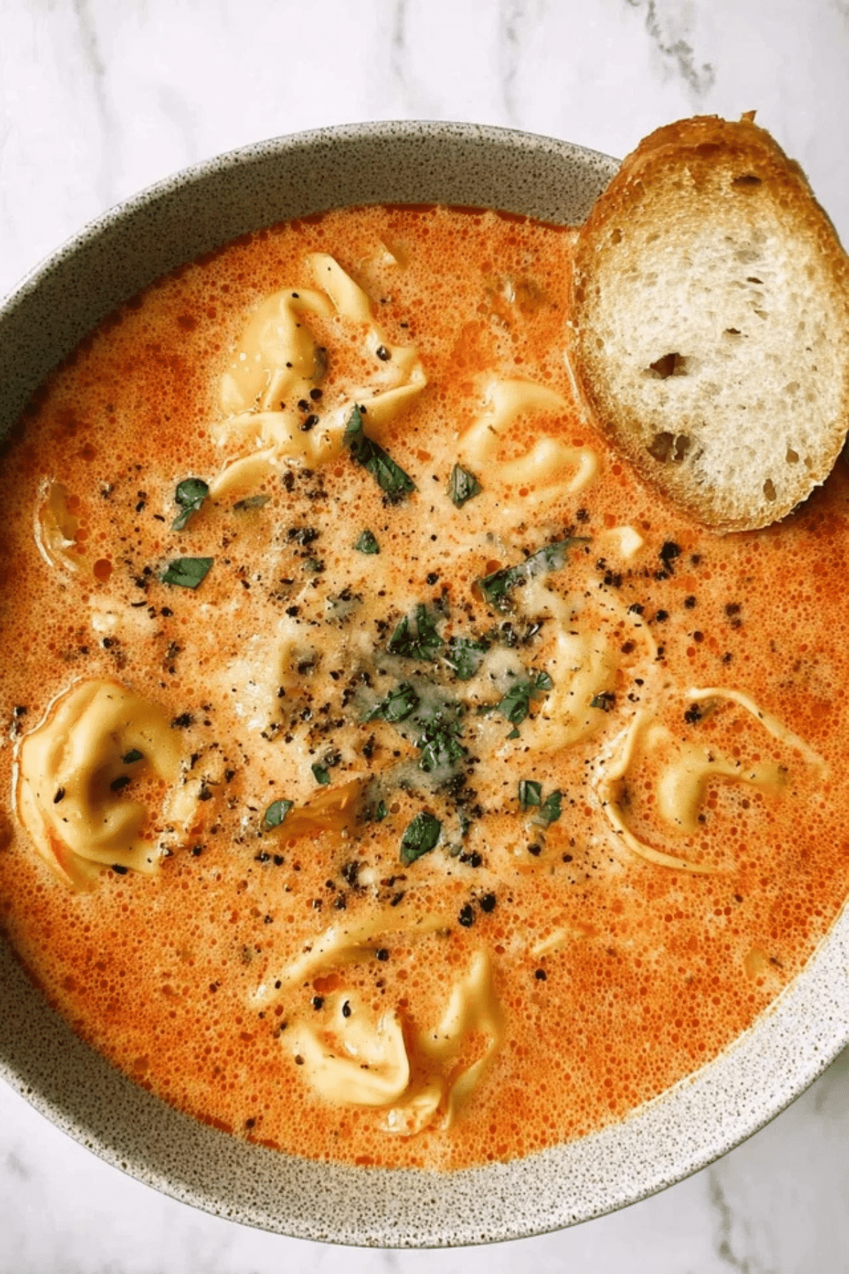 Tomato Tortellini Soup