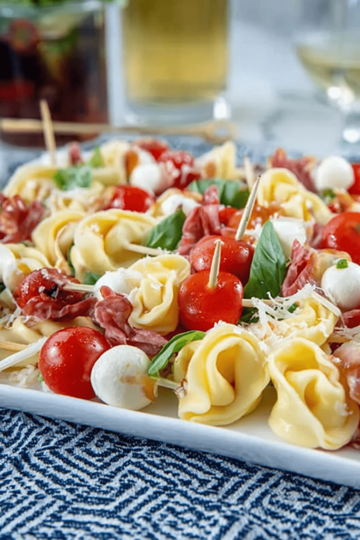 Tortellini Skewers Appetizer