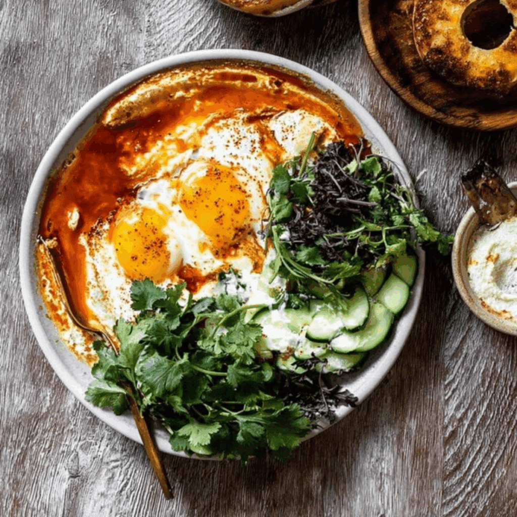 Turkish Eggs with Chile Butter