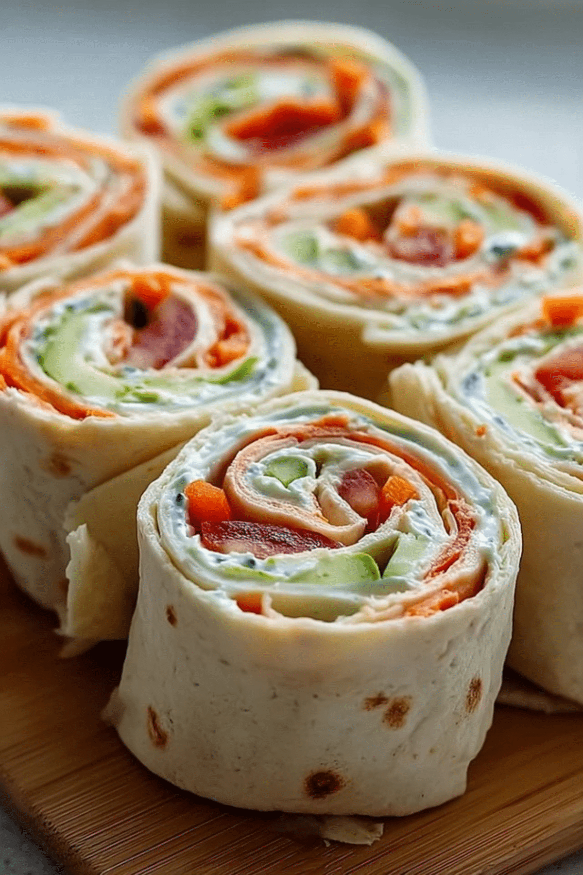 Vegetable Tortilla Roll Ups