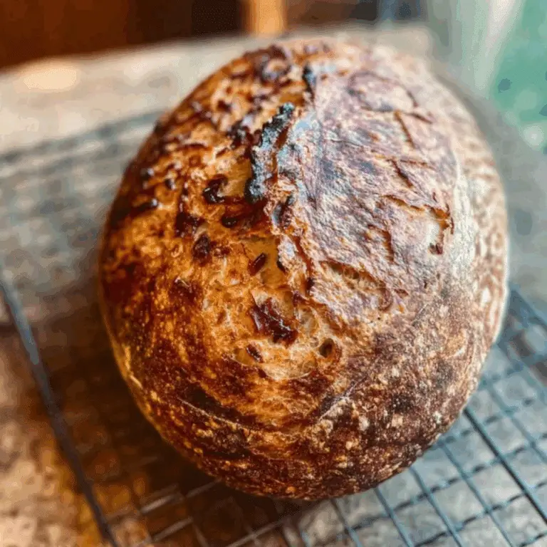 caramelized onion sourdough