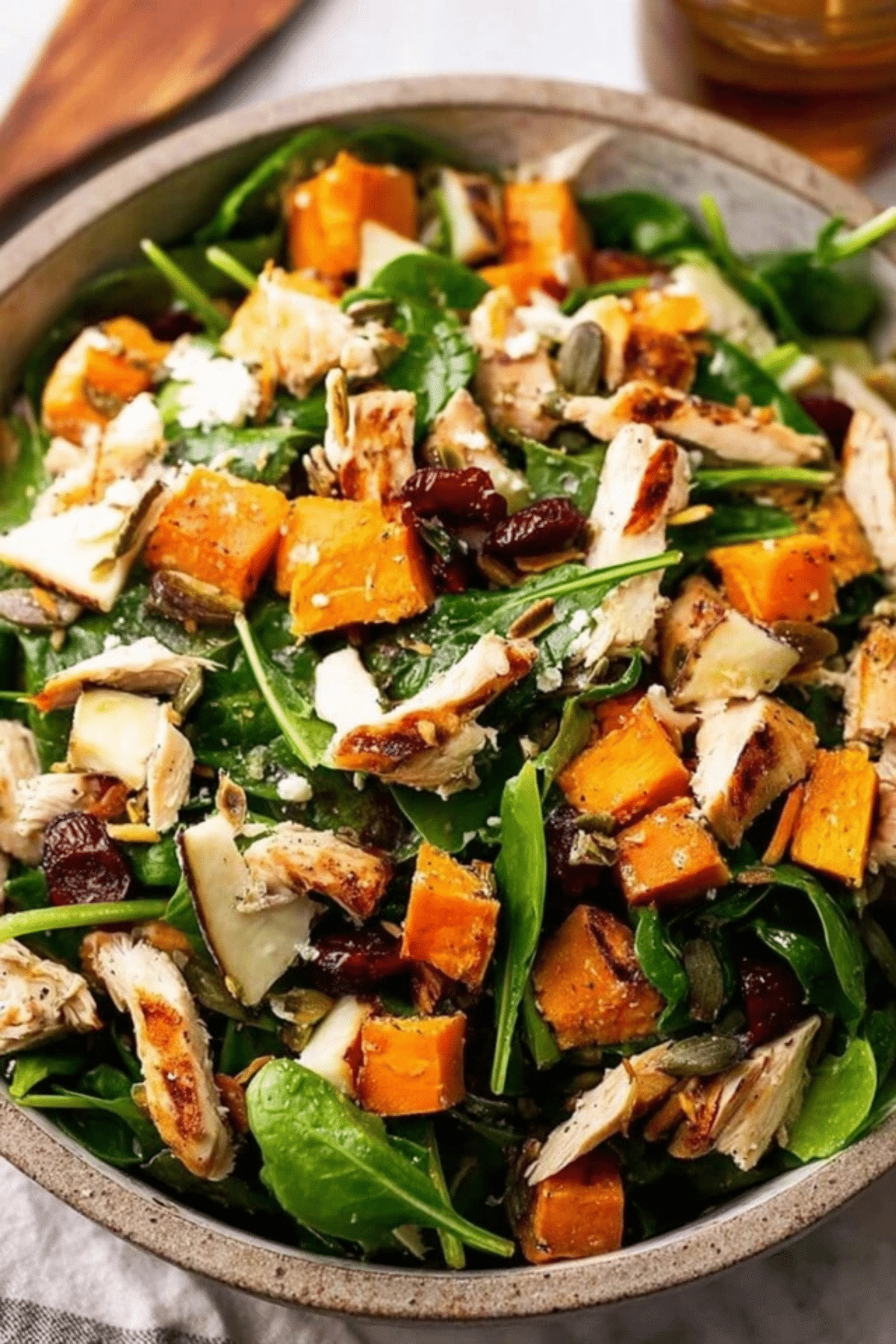 harvest chicken sweet potato salad