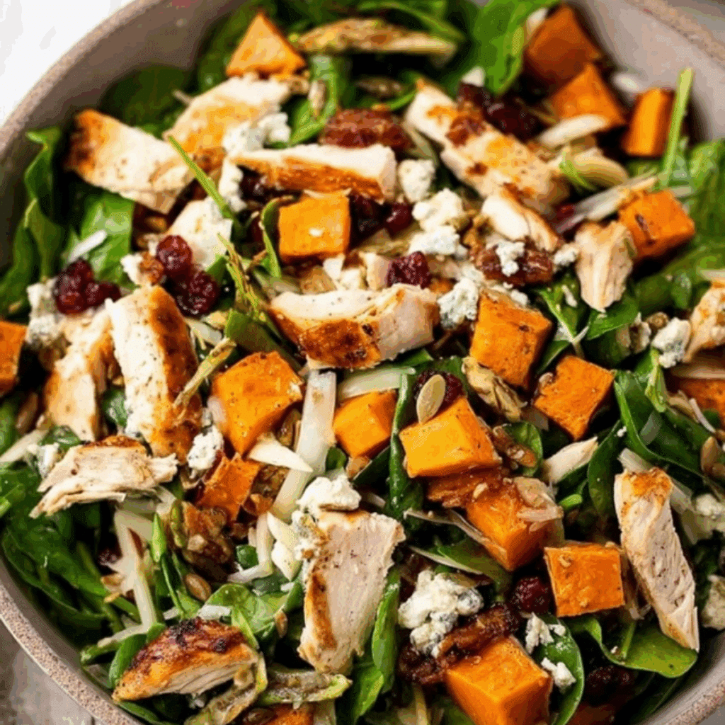 harvest chicken sweet potato salad