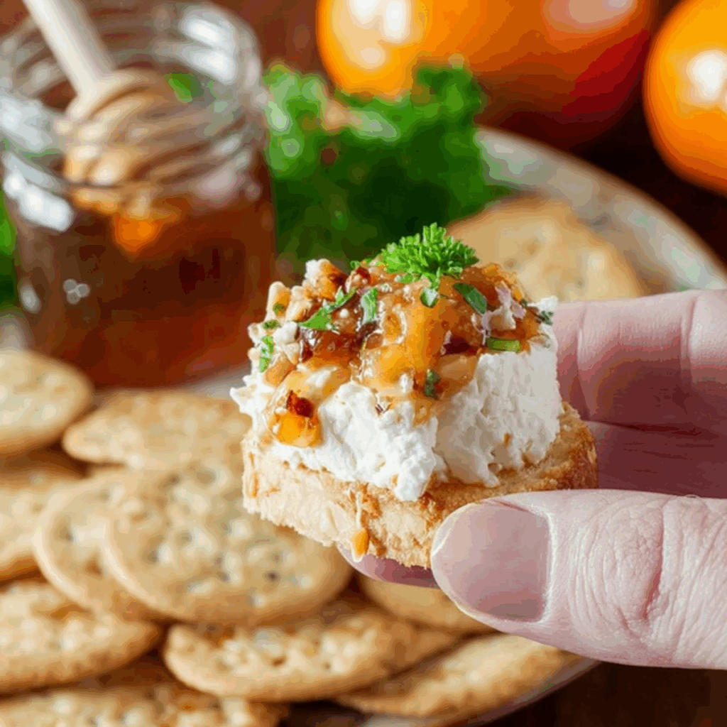 honey apricot and almond goat cheese spread