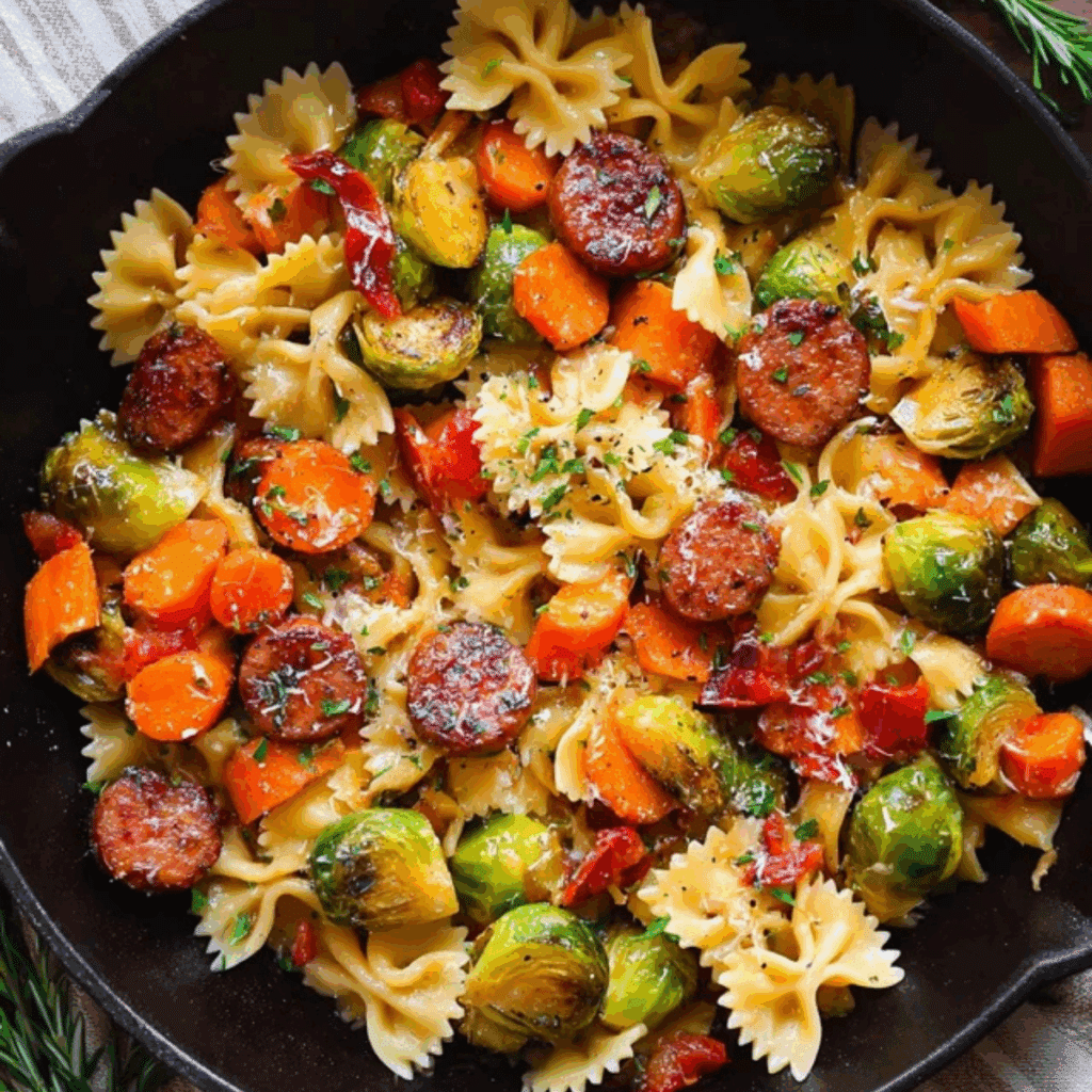 sausage veggies pasta