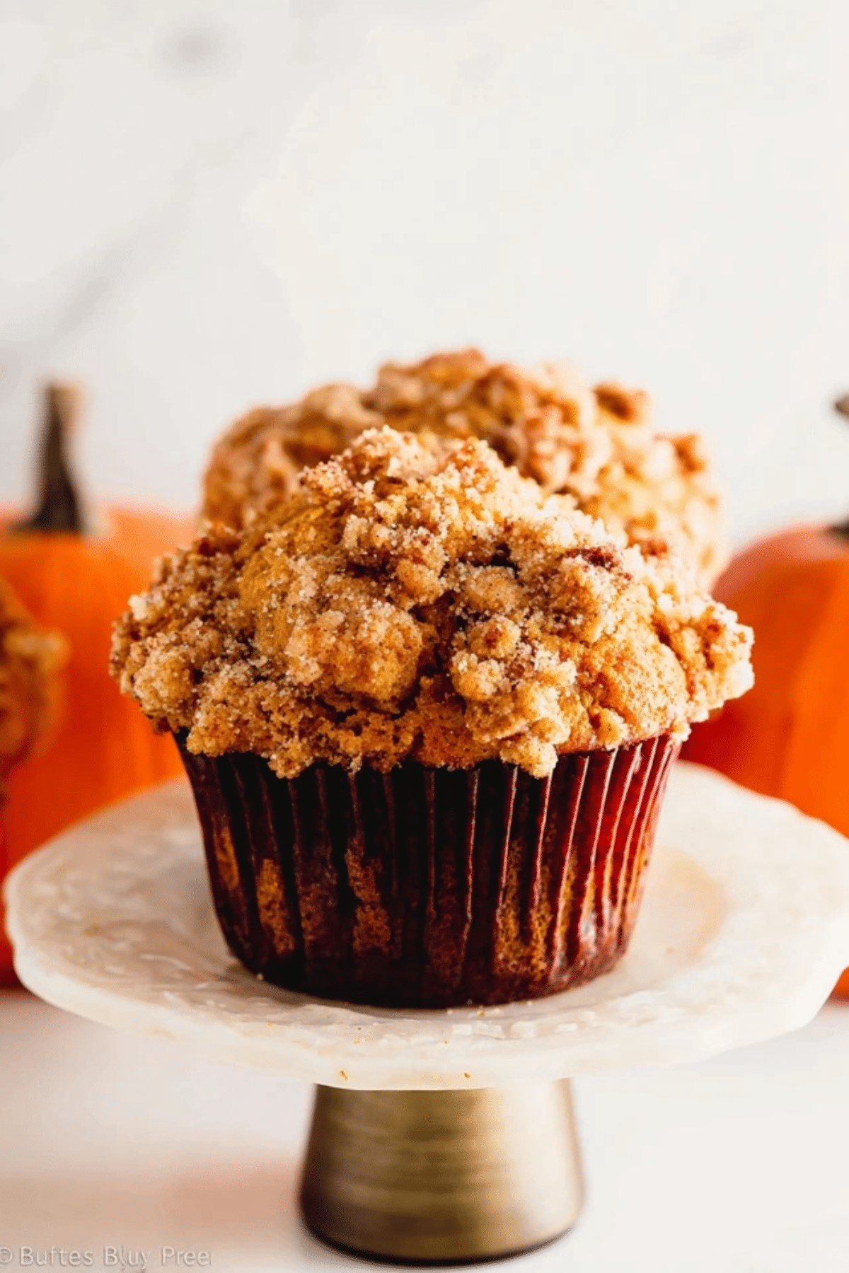 Apple Pumpkin Streusel Muffins