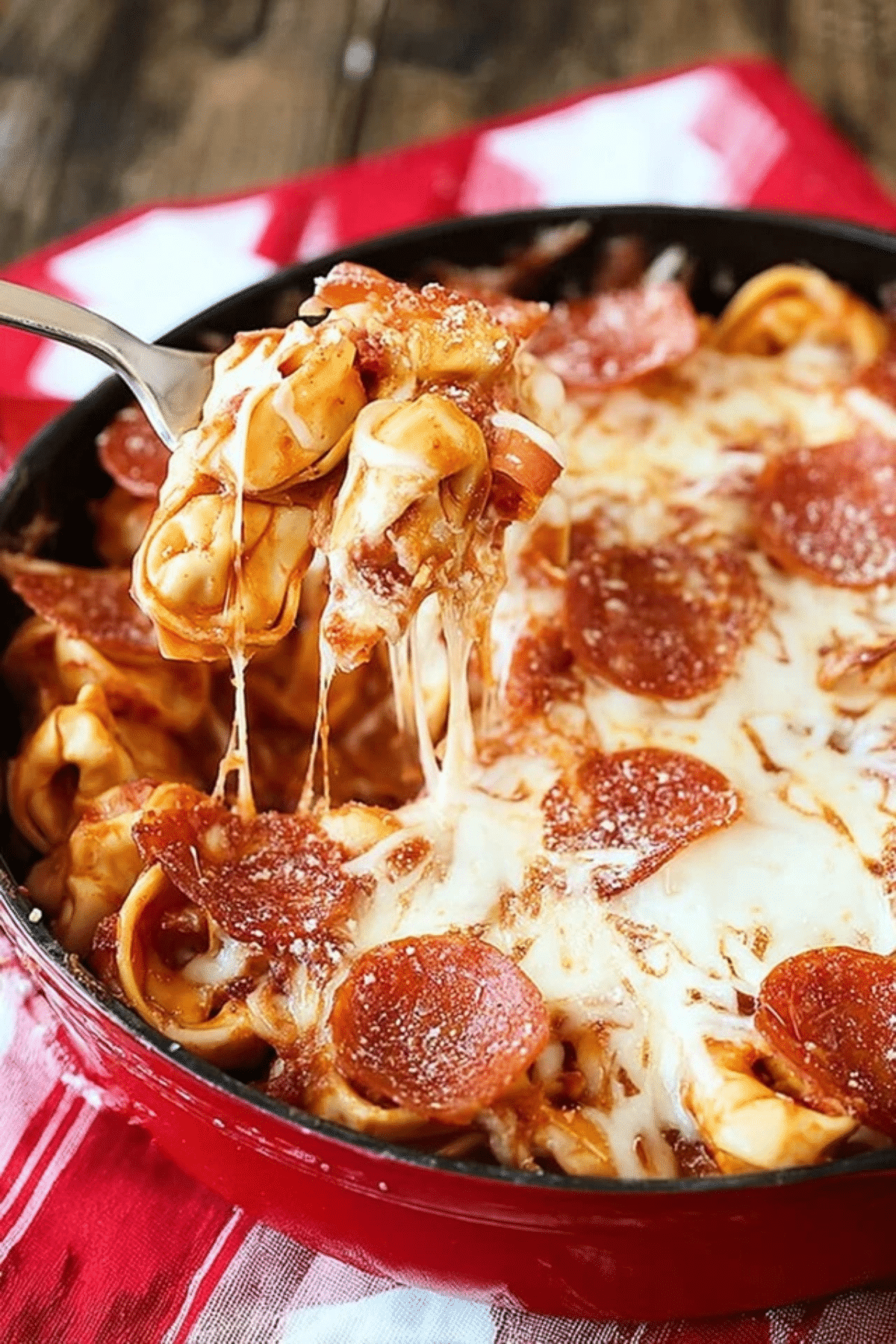 Baked Pizza Tortellini