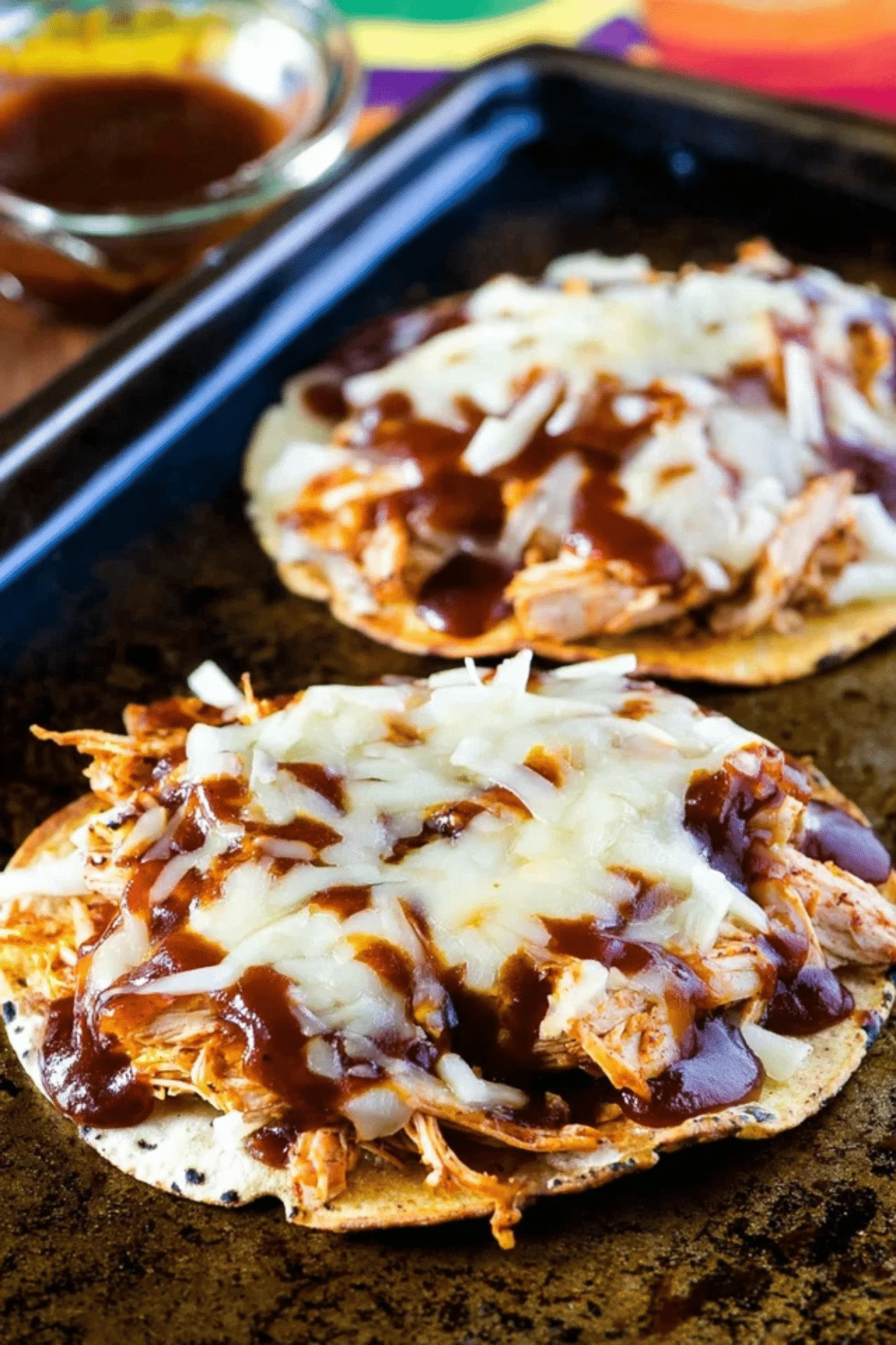 Barbecue Chicken Tostadas