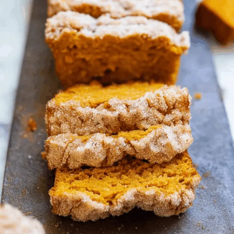 Cinnamon Sugar Pumpkin Bread