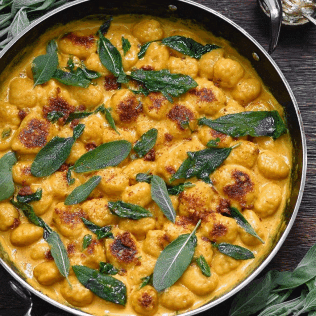 Creamy Pumpkin Gnocchi