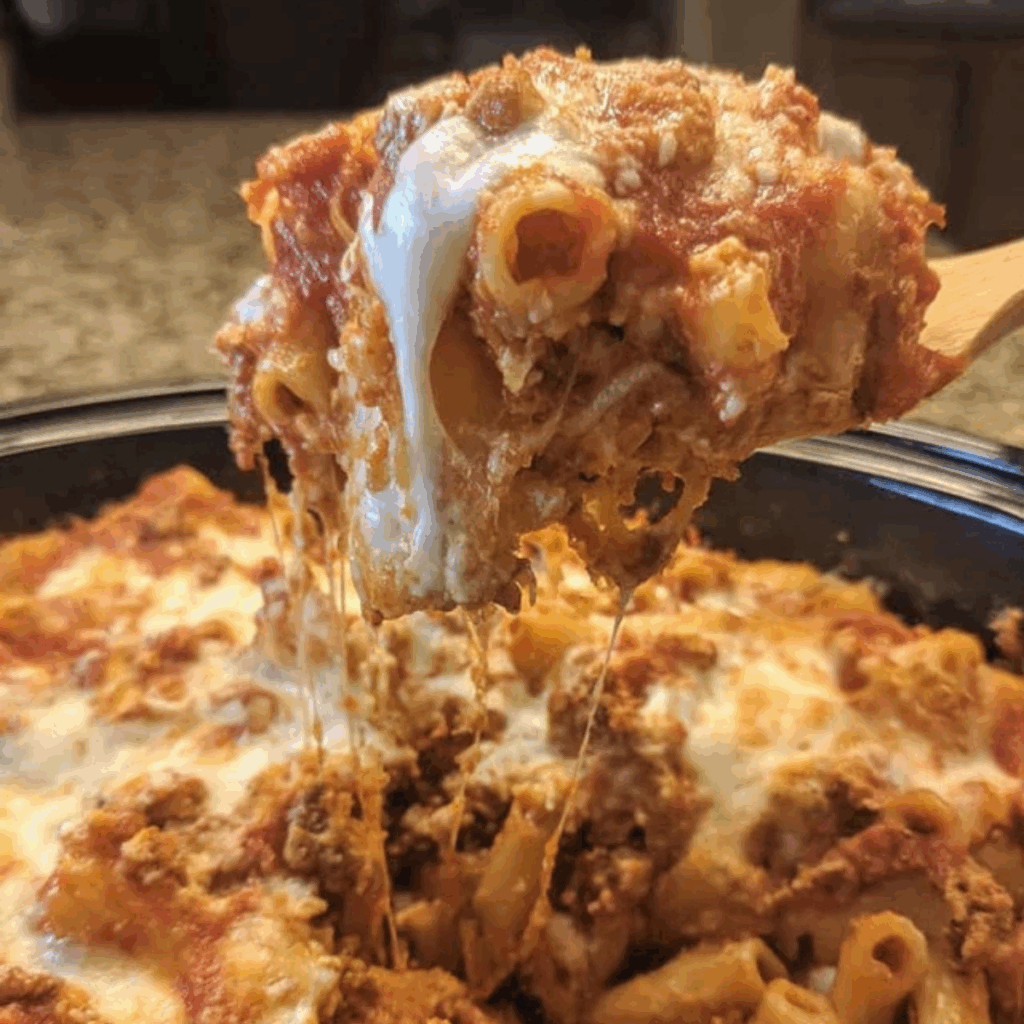 Crock Pot Baked Ziti