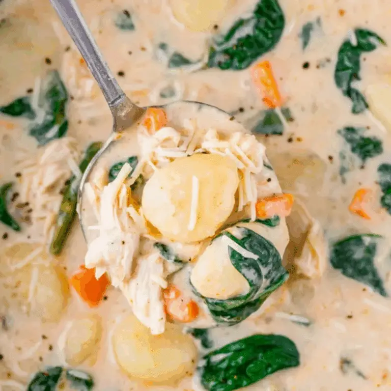 Crockpot Chicken Gnocchi Soup