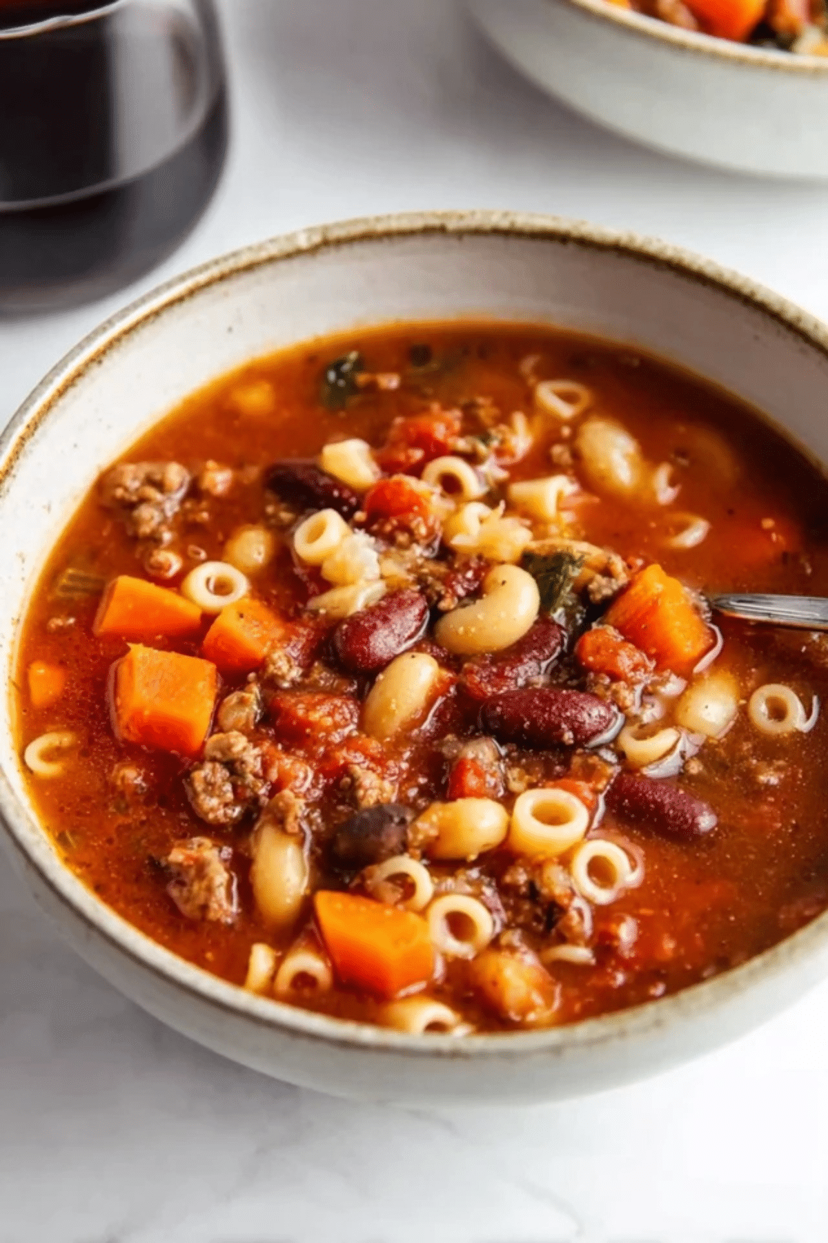Crockpot Pasta Fagioli Soup
