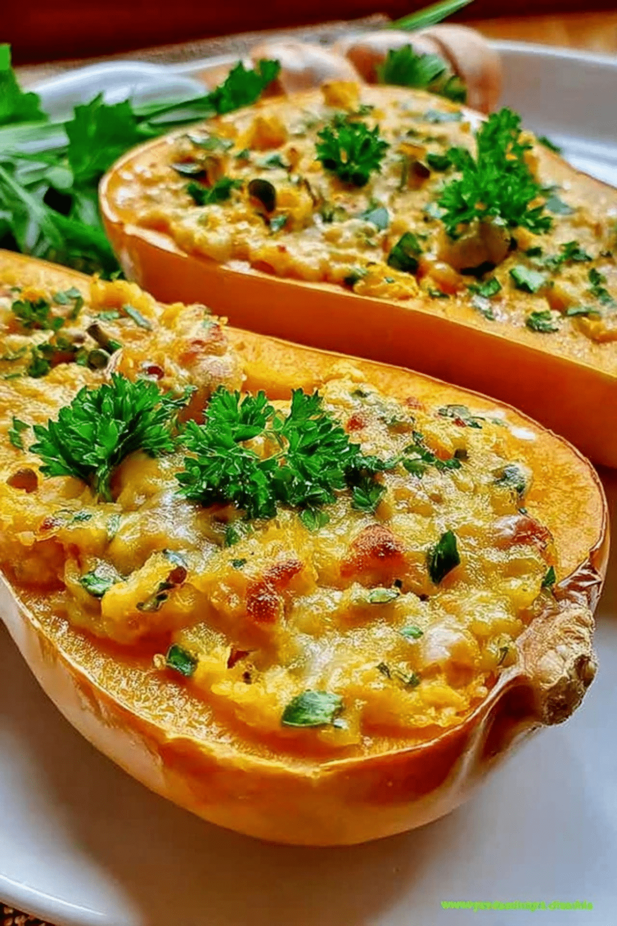 Double Stuffed Butternut Squash