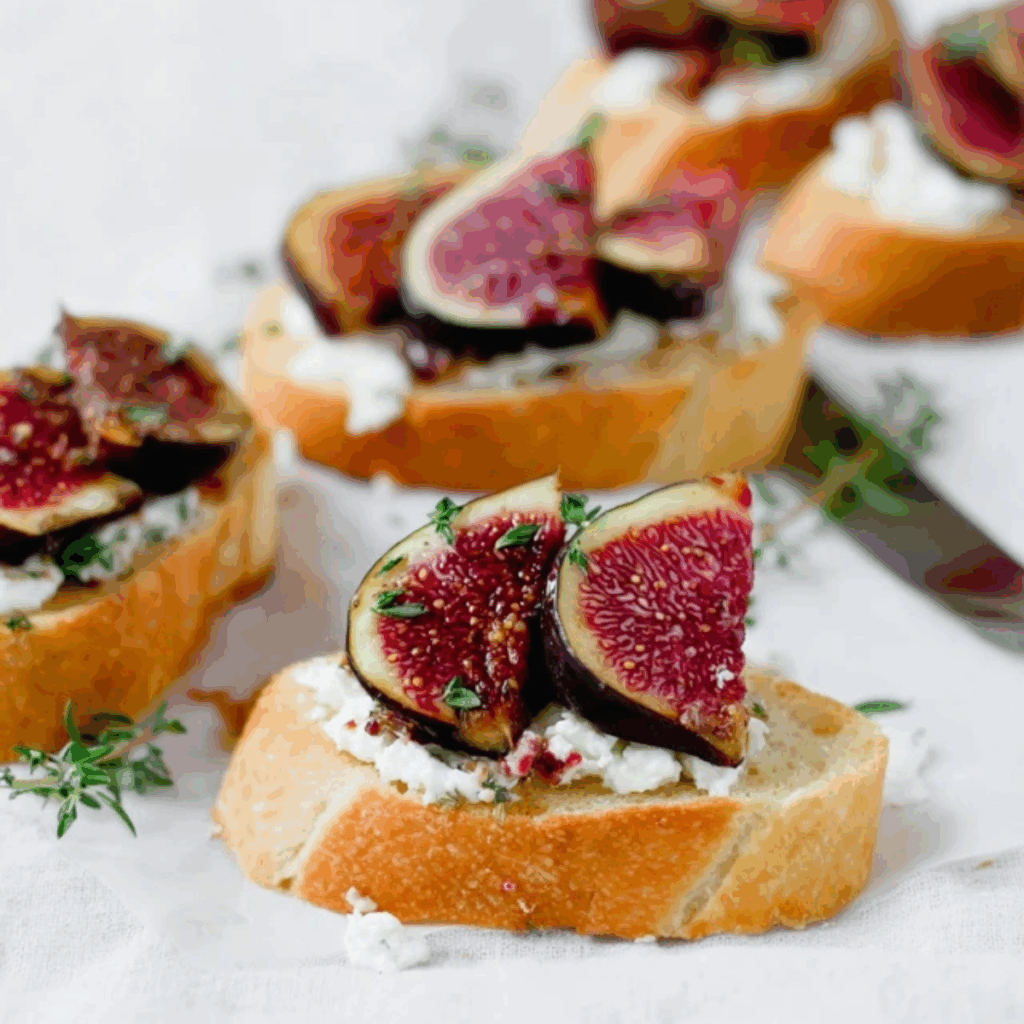 Fig and Goat Cheese Crostini