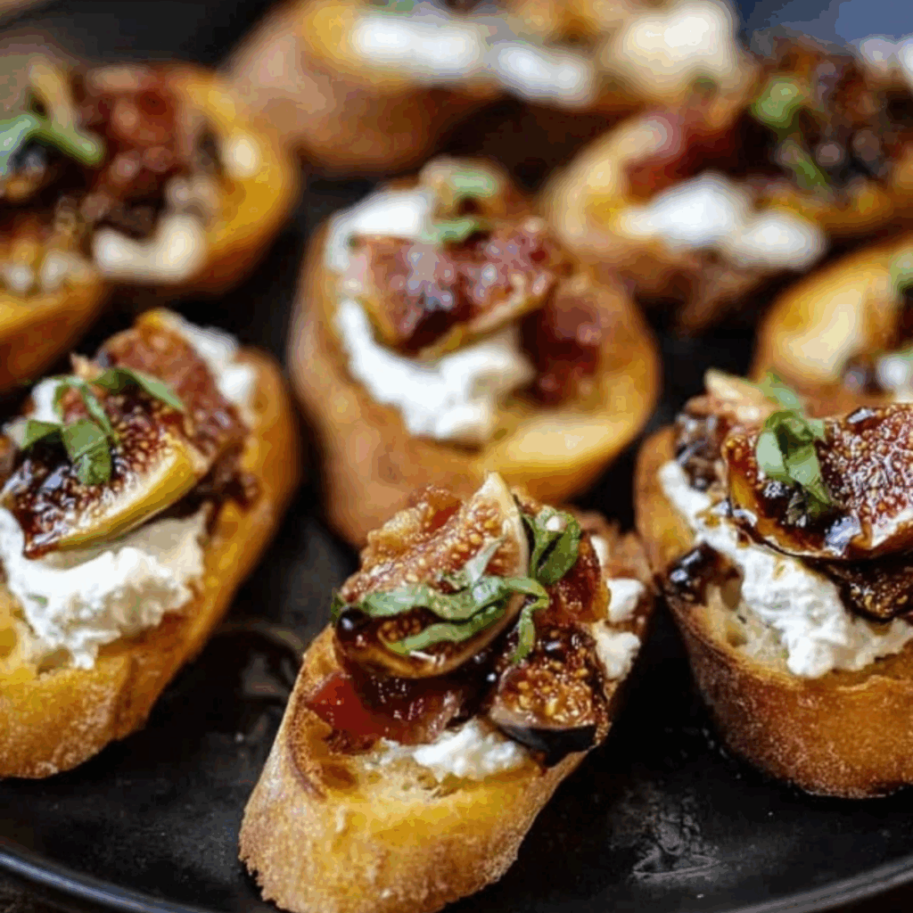 Golden fig Bruschetta