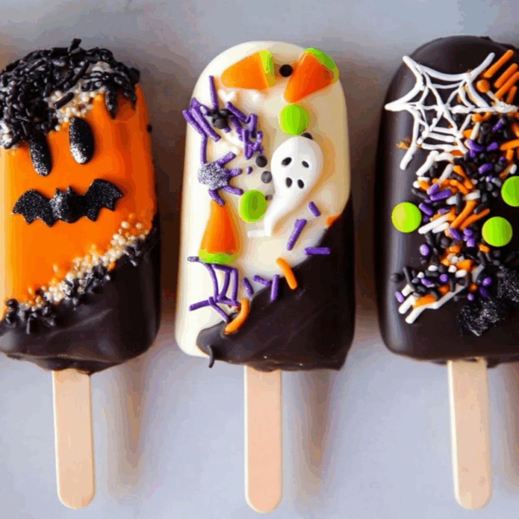 Halloween Cakesicles