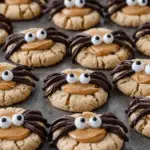 Peanut Butter Spider Cookies
