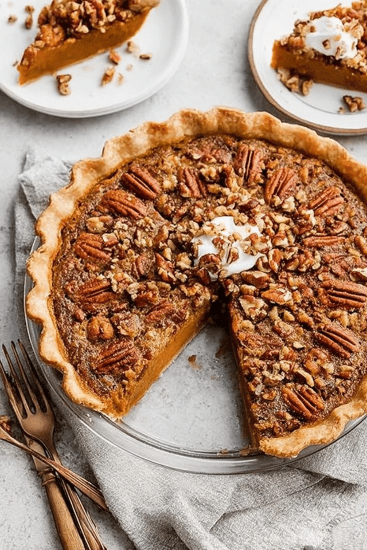 Praline Pumpkin Pie