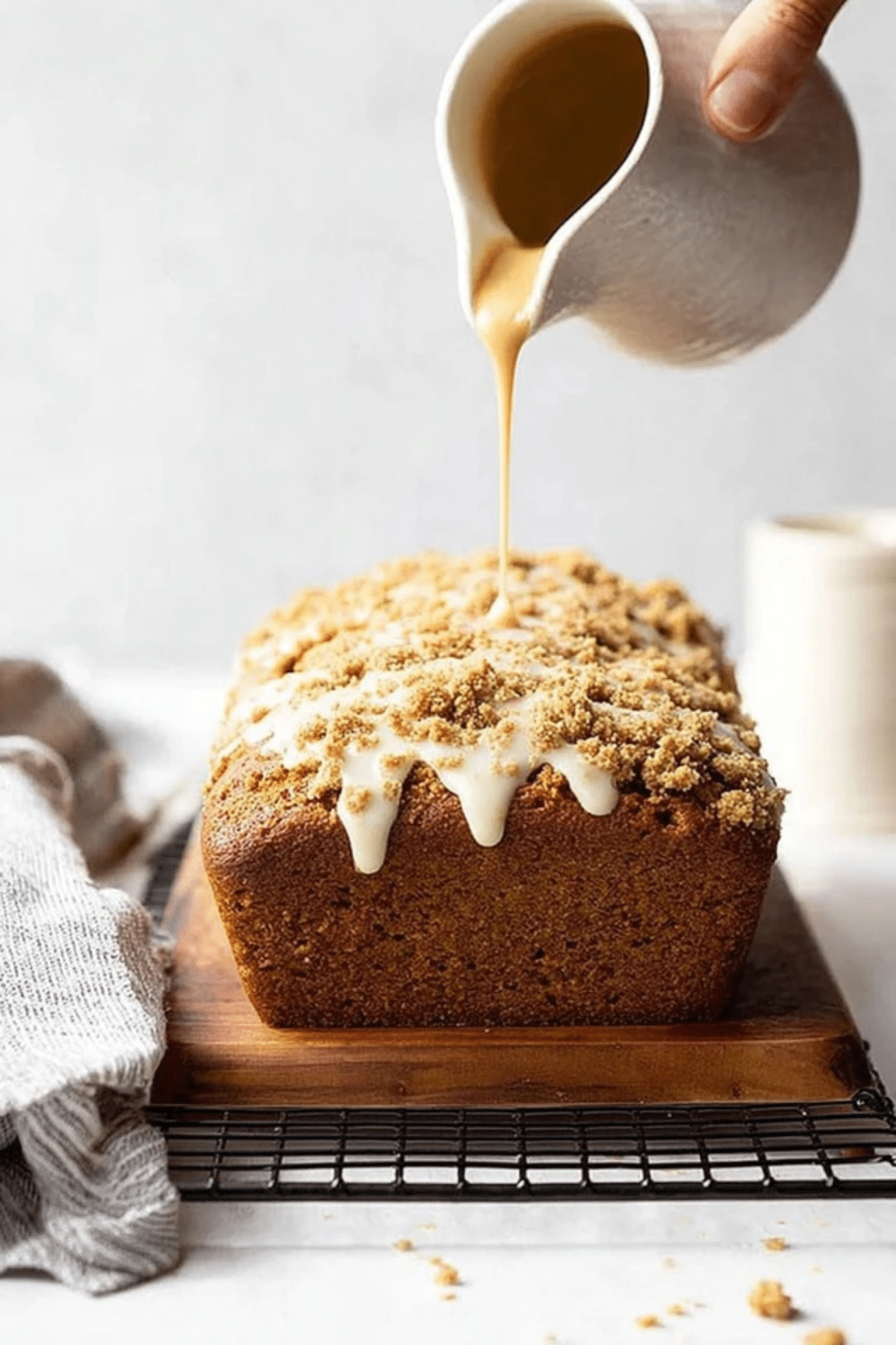 Pumpkin Bread with Maple Glaze