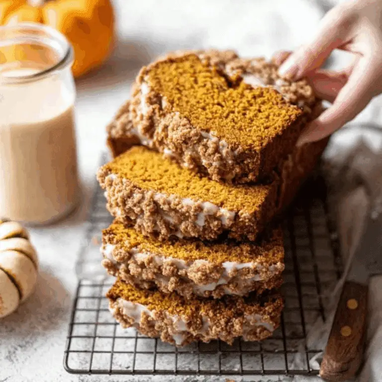 Pumpkin Bread with Maple Glaze