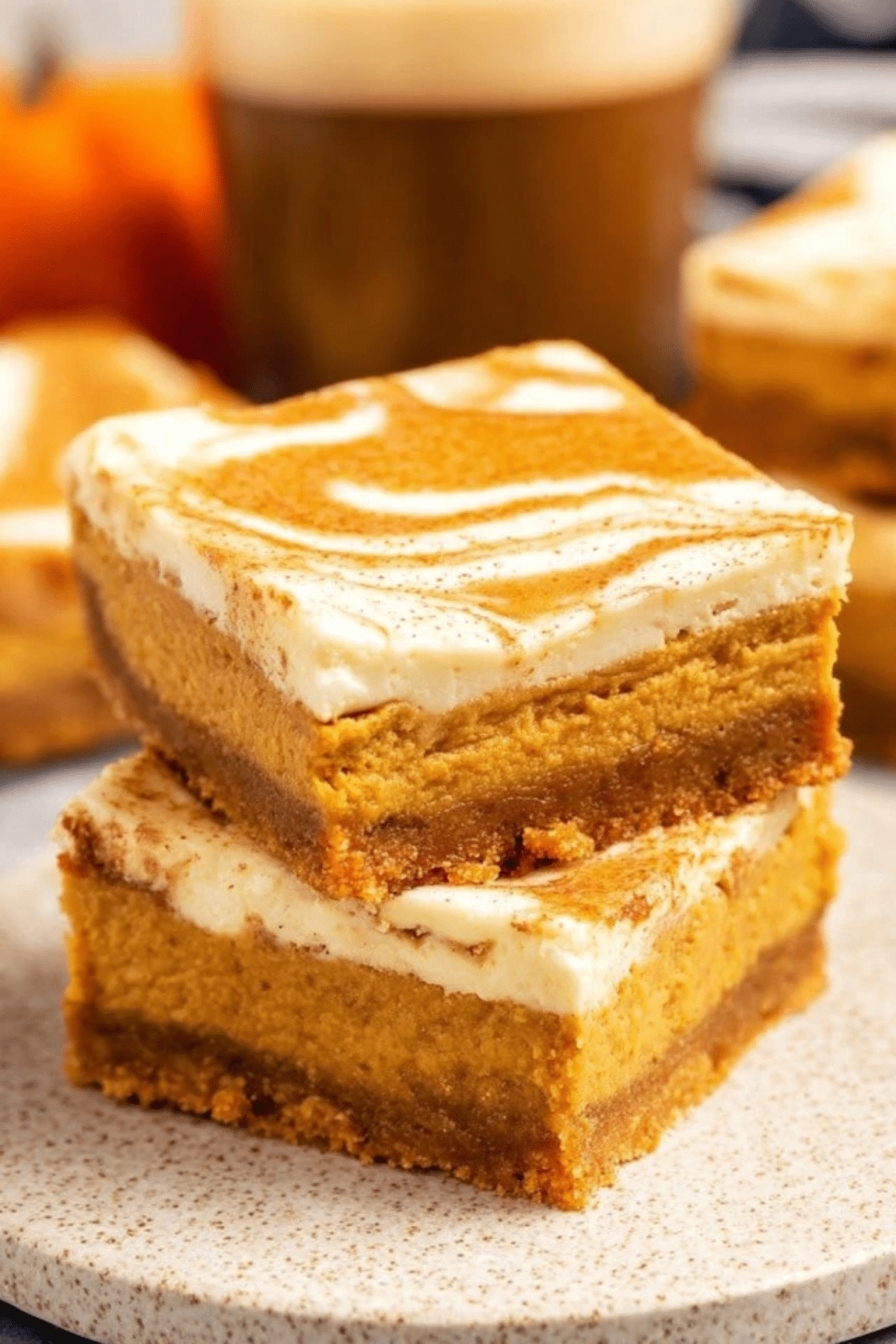Pumpkin Cheesecake Bars