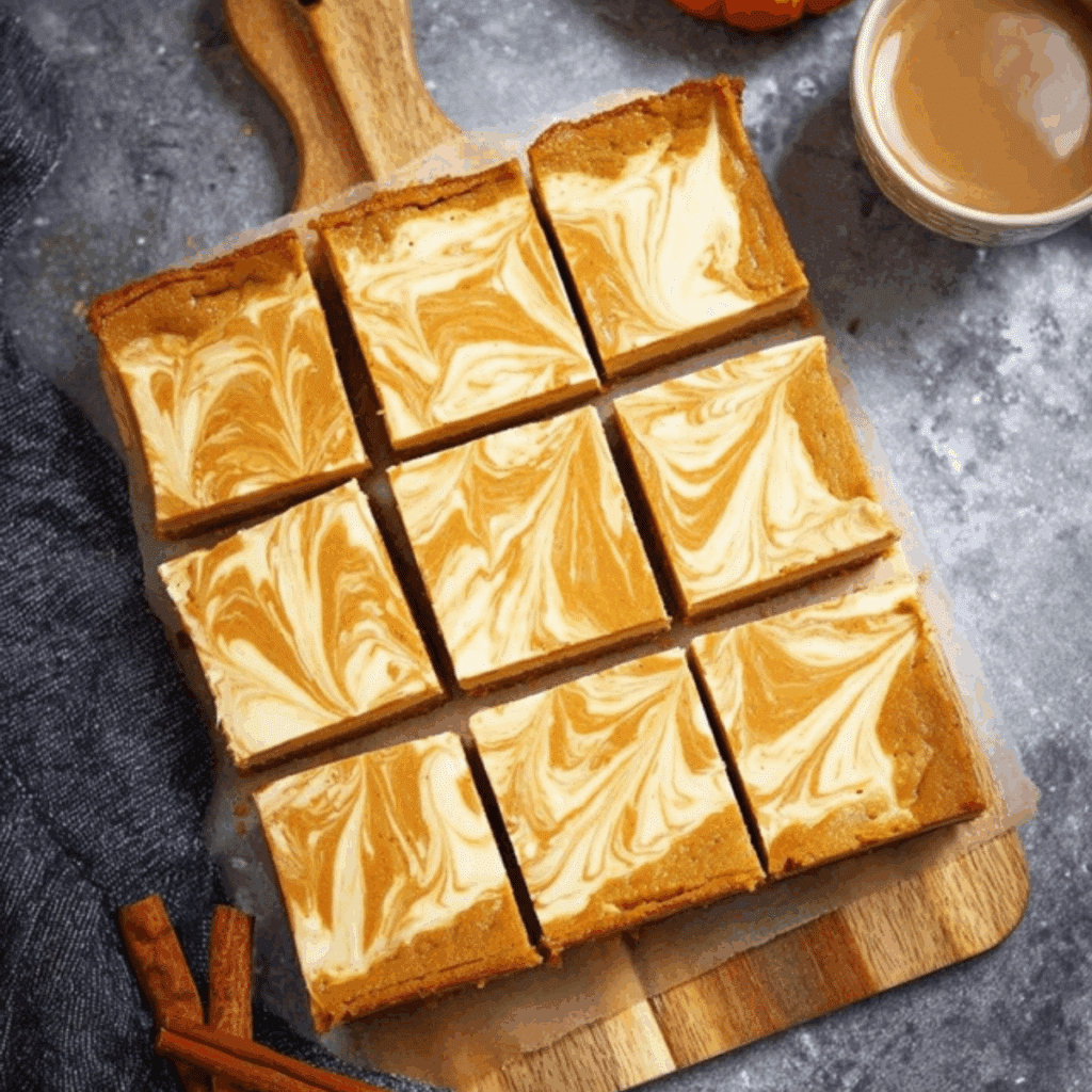 Pumpkin Cheesecake Bars