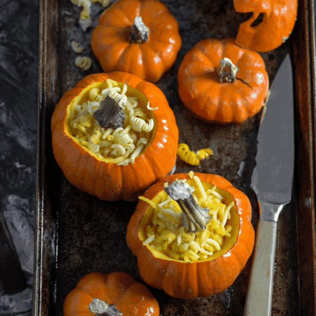Pumpkin Jack ’n Cheese Bowls