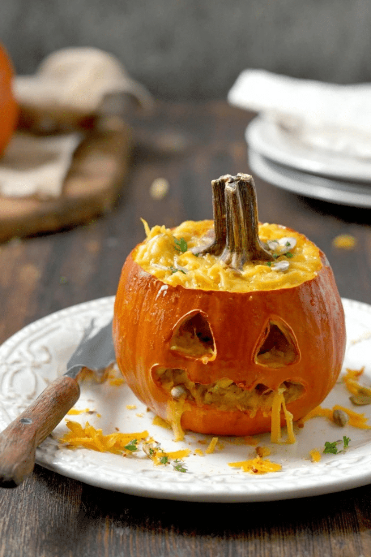 Pumpkin Jack ’n Cheese Bowls