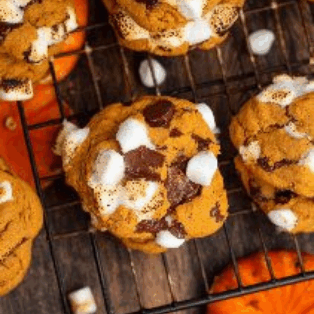 Pumpkin S’mores Cookies