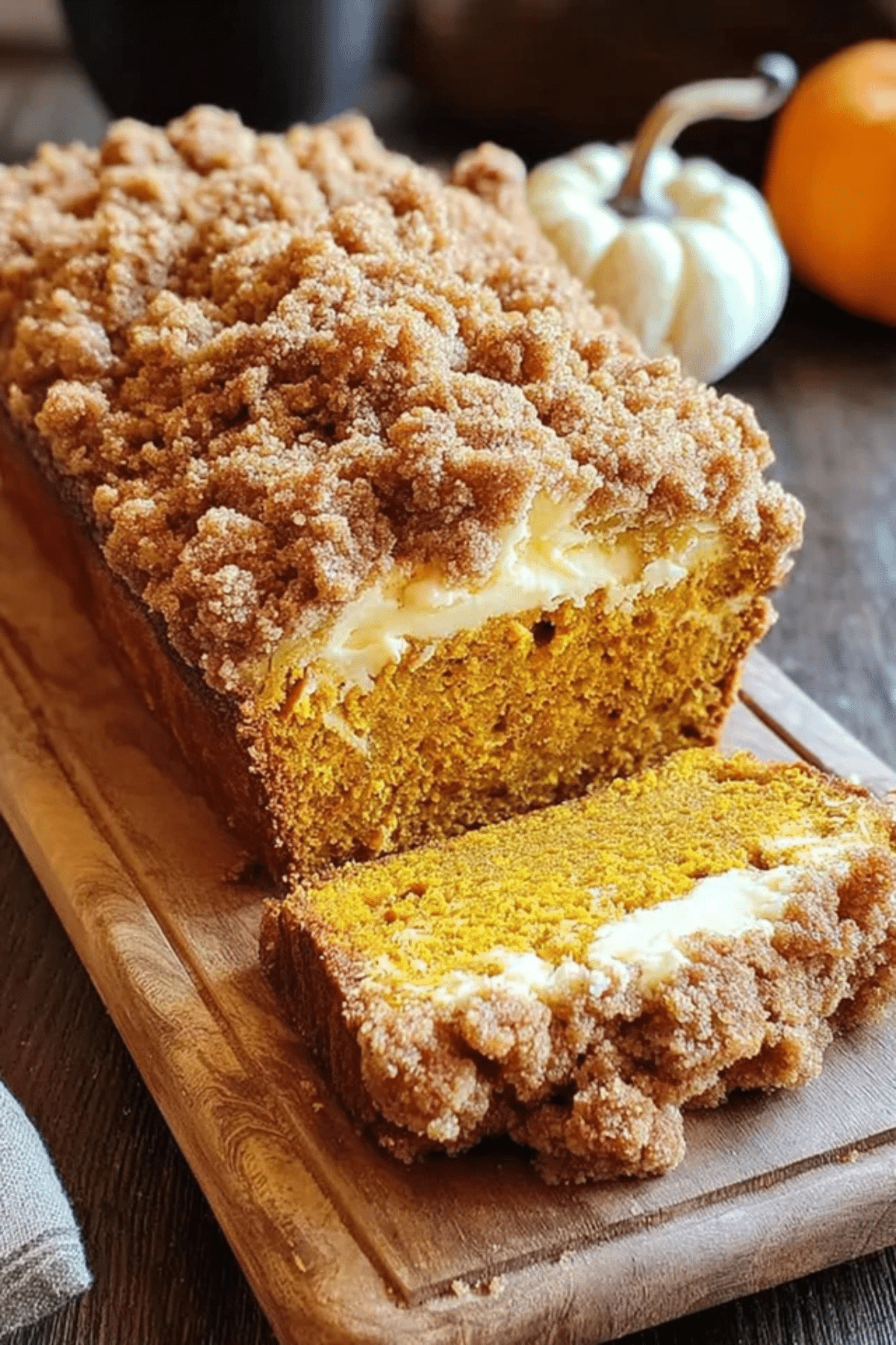Pumpkin Streusel Bread