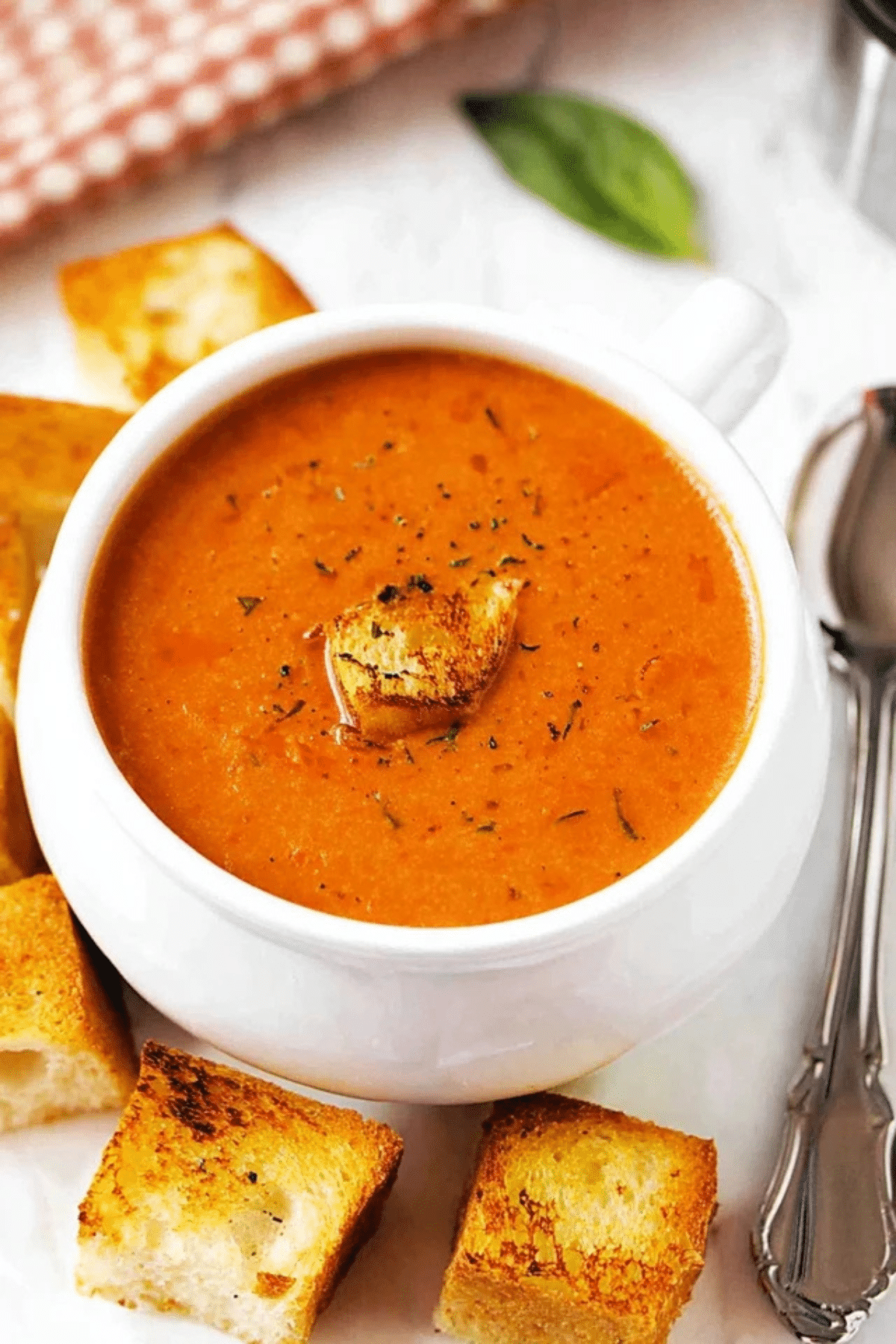 Roasted Tomato Basil Soup