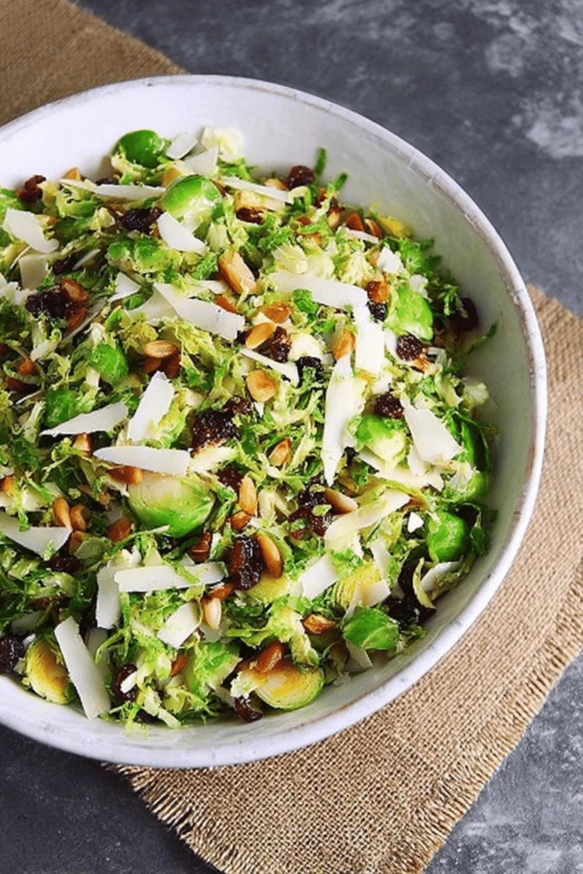 Shaved Brussels Sprouts Salad