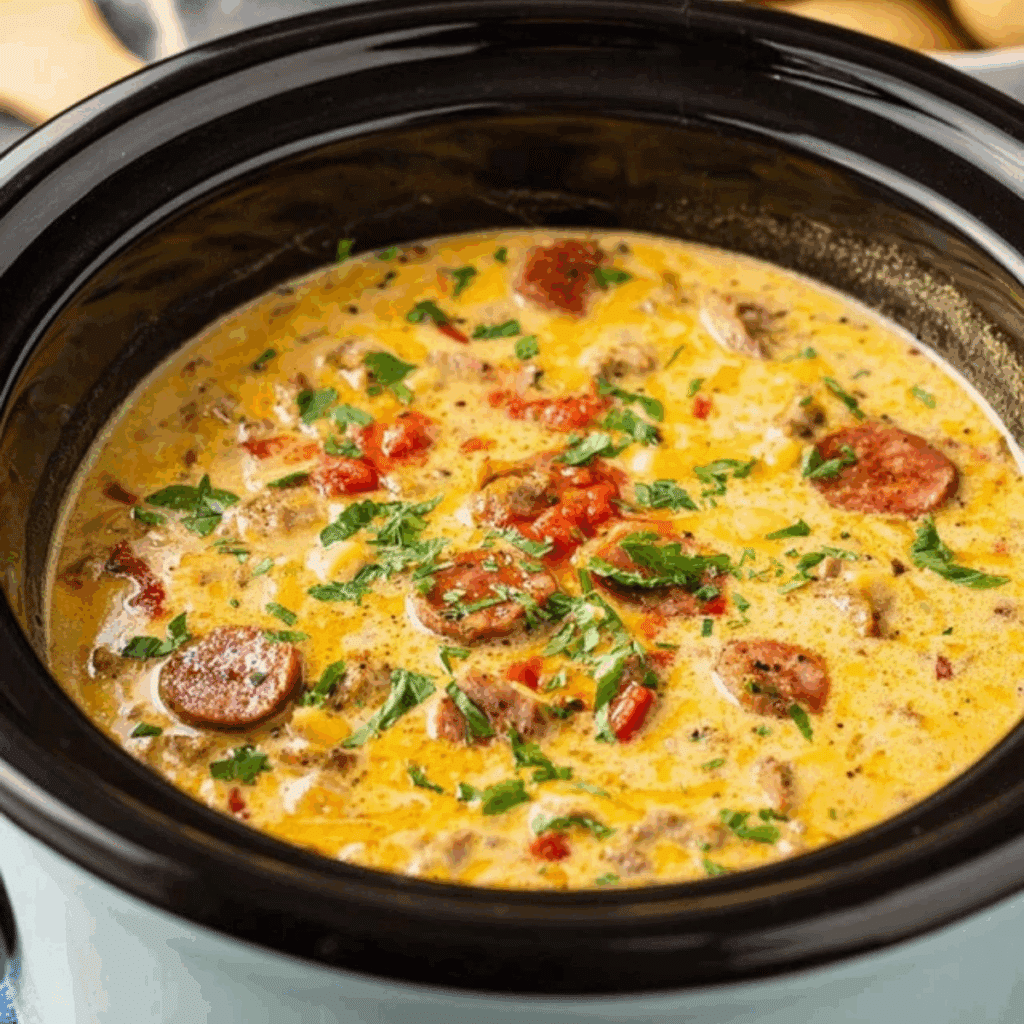 Slow Cooker Cajun Potato Soup