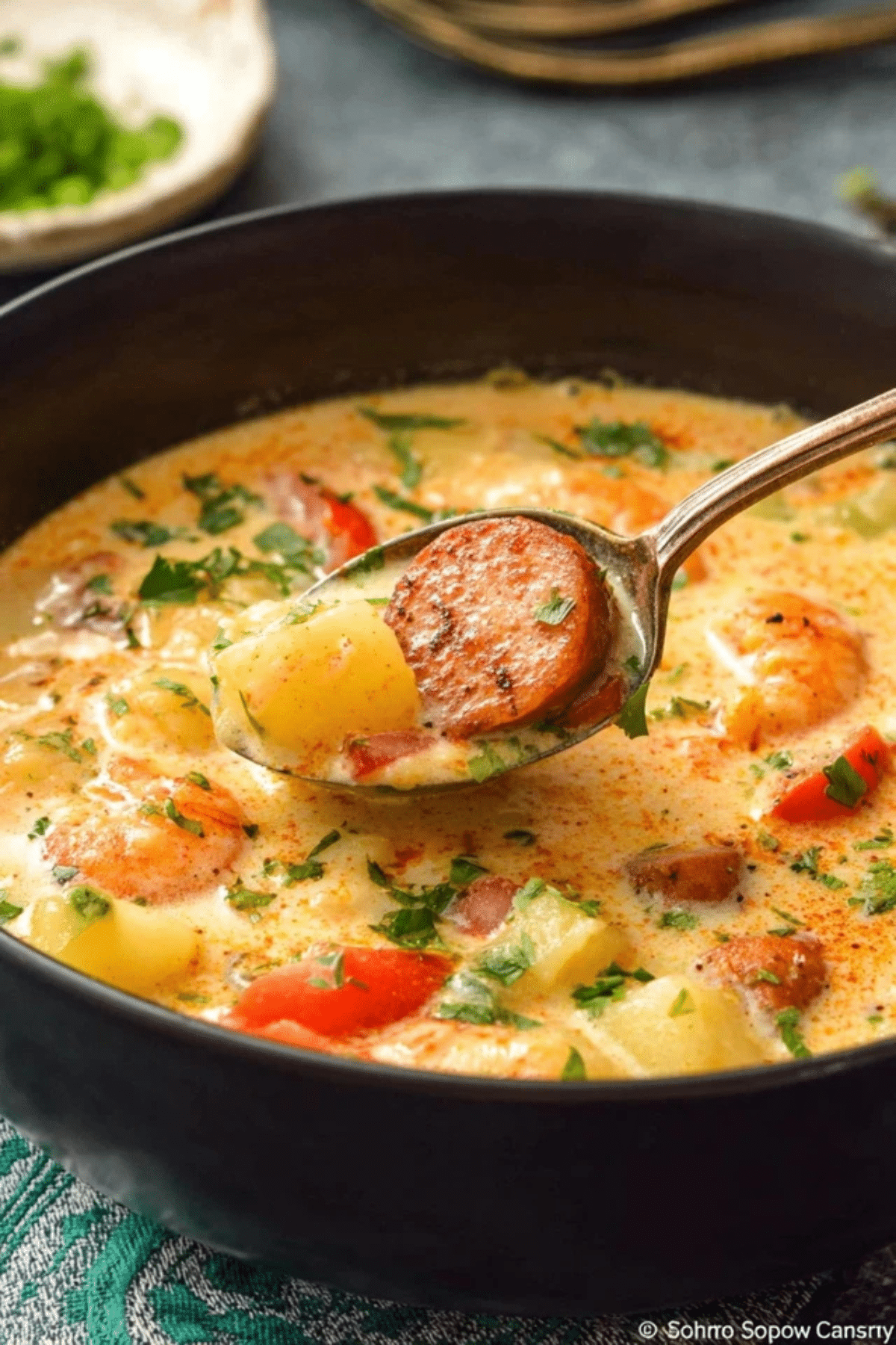 Slow Cooker Cajun Potato Soup