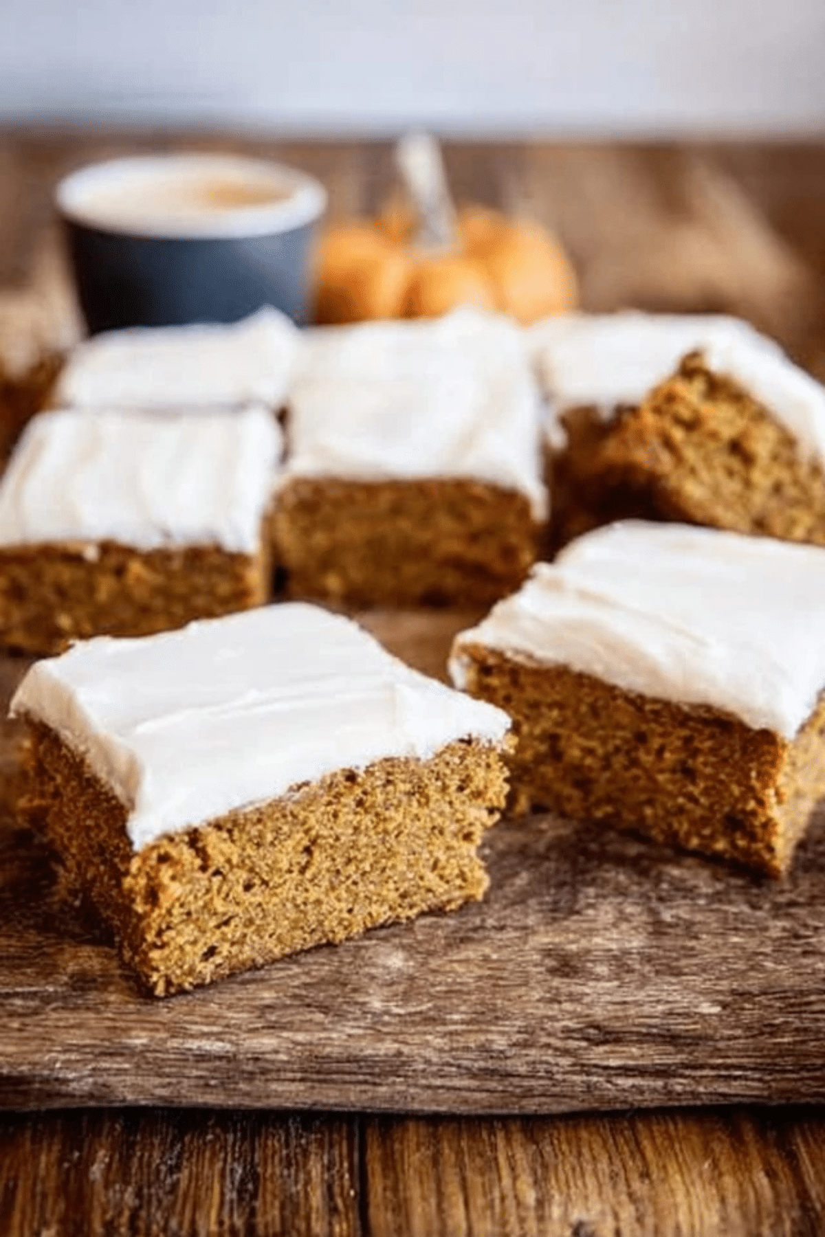 Sourdough Pumpkin Bars with Cinnamon Cream Cheese Frosting