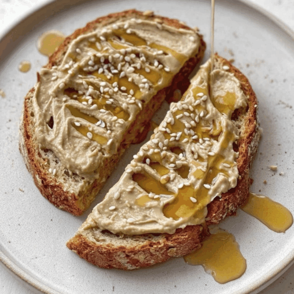 Tahini Honey Toast