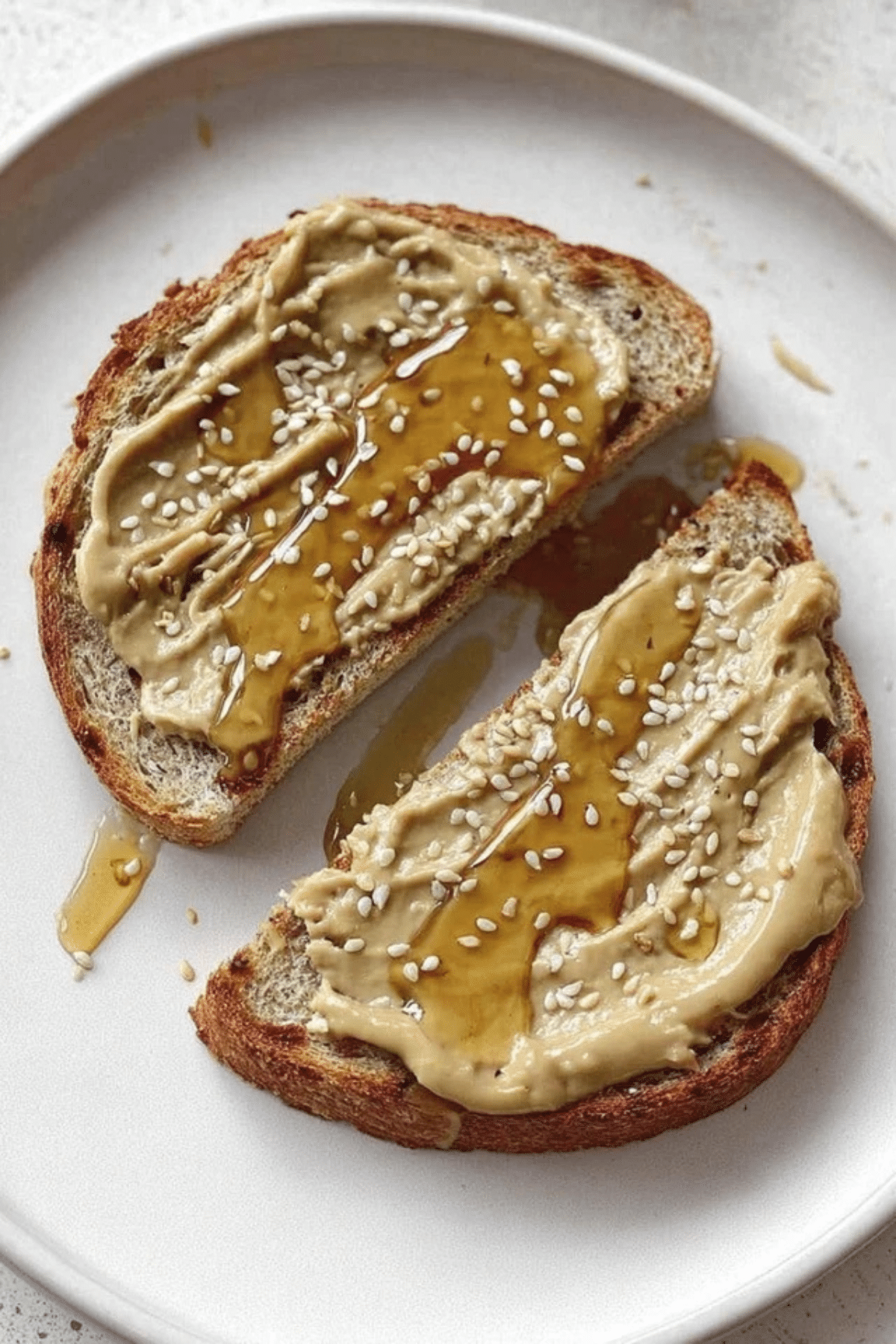 Tahini Honey Toast